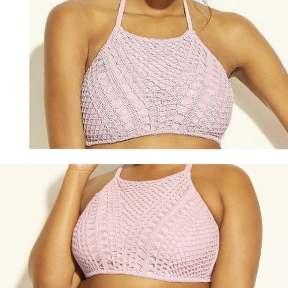 Xhilaration Other - Xhilaration Bikini Top Junior Women Crochet Purple